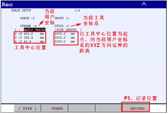 發(fā)那科機器人中Space fnct的實際應用和設置介紹