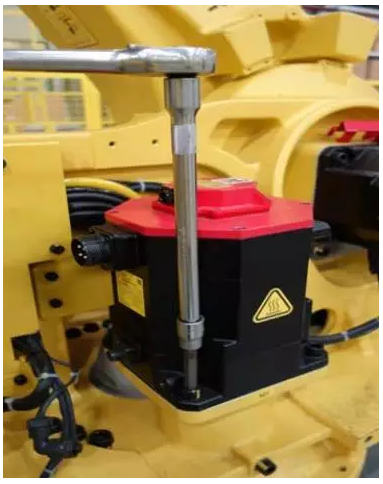 FANUC機器人保養： J1軸馬達更換流程